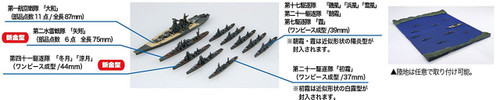 Fujimi Gunkan 08 401423 Operation Tenichigo The First Guerrilla Forces Set 1/3000 scale kit