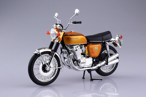 Aoshima Skynet 04309 Honda CB750FOUR (K0) Candy Gold 1/12 Scale Finished Model