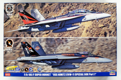 Hasegawa SP365 F/A-18E/F Super Hornet Super Hornet "USS Nimitz CVW-11 Special BOX Part 1" 1/72 scale kit