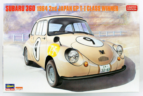 Hasegawa 20322 Subaru 360 1964 2nd Japan GP T-1 Class Winner 1/24 scale kit