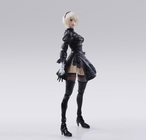 Square Enix Bring Arts NieR: Automata 2B & Machine Lifeform Set of 2 Figure