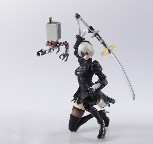 Square Enix Bring Arts NieR: Automata 2B & Machine Lifeform Set of 2 Figure