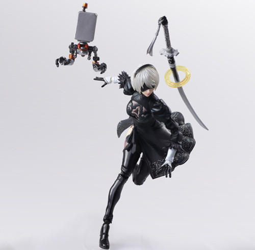 Square Enix Bring Arts NieR: Automata 2B & Machine Lifeform Set of 2 Figure