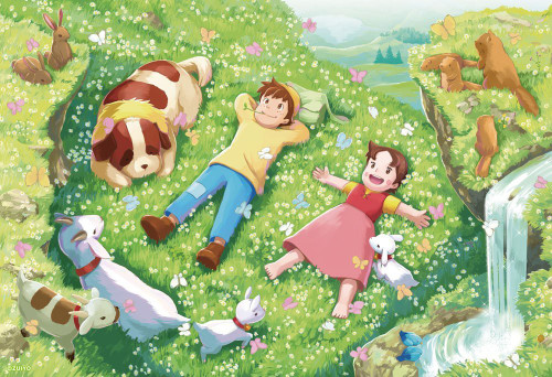 Beverly Jigsaw Puzzle 93-127 Heidi Girl of the Alps (300 Pieces)