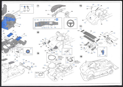 Hasegawa 20325 Finish Line Mazda 767B 1/24 scale kit