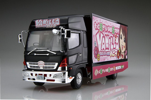 Aoshima 55212 SP High Income Job Recruitment Information Vanilla Advertising Car 1/32 scale kit