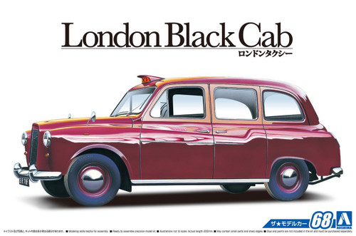 Aoshima 54871 The Model Car 68 FX-4 London Black Cab 1968 1/24 scale kit