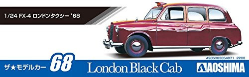 Aoshima 54871 The Model Car 68 FX-4 London Black Cab 1968 1/24 scale kit
