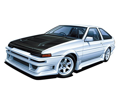 Aoshima 55120 Car Boutique Club Toyota AE86 Trueno 1985 1/24 scale kit