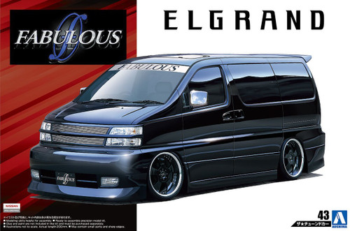 Aoshima 54529 FABULOUS APE50 ELGRAND '00 (NISSAN) 1/24 scale kit