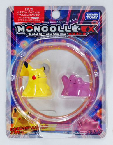 Takara Tomy Moncolle EX ESP_19 Ditto & Ditto Pikachu 108412