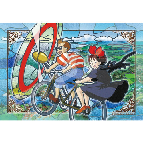 Ensky Frost Art Crystal Jigsaw Puzzle 300-AC037 Kiki's Delivery Service (300 Pieces)
