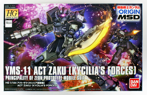 Bandai Gundam The Origin 020 Act Zaku (Kycilia's Forces) 1/144 Scale Kit