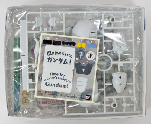 Bandai HG PETIT'GGUY 222583 Graham Aker White & Placard 1/144 Scale Kit