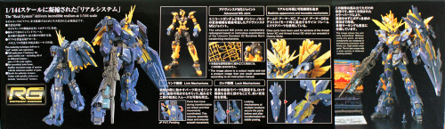 Bandai RG-27 Unicorn Gundam 02 Banshee Norn (Premium Unicorn Mode Box) 1/144 Scale Kit 258889