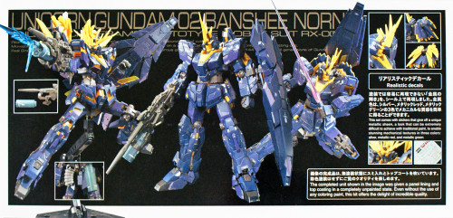 Bandai RG-27 Unicorn Gundam 02 Banshee Norn (Premium Unicorn Mode Box) 1/144 Scale Kit 258889