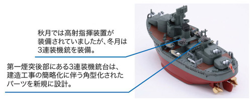 Fujimi TK37 Chibi-maru Kantai Fleet Destroyer "Fuyutsuki" non-scale kit