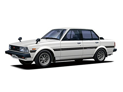 Aoshima 55243 Model Car 71 Toyota E70 Corolla Sedan GT/DX 1981 1/24 scale kit