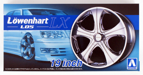 Aoshima 55304 Tuned Parts 88 1/24 LowenHart LD5 LX 19 inch Tire & Wheel Set