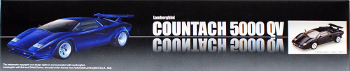 Fujimi RS-11 Lamborghini Countach 5000 Quattrovalvole 1/24 scale kit