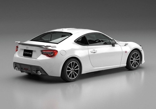 Aoshima 54185 Toyota 86 Crystal White Pearl 1/32 pre-painted kit