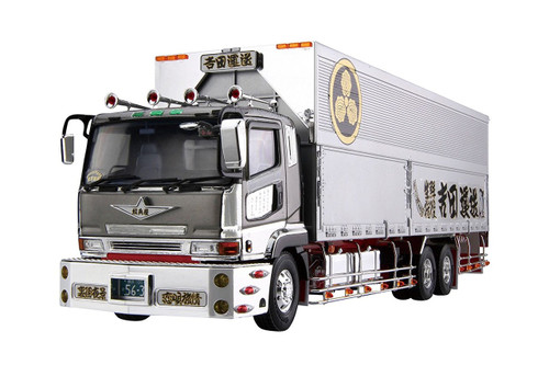 Aoshima 55595 Japanese Decoration Truck Extra Yoshida Unso Marumon Line 1/32 scale kit