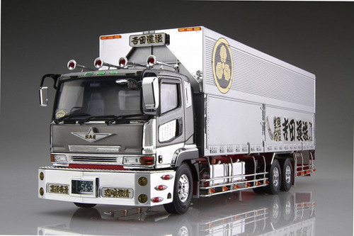 Aoshima 55595 Japanese Decoration Truck Extra Yoshida Unso Marumon Line 1/32 scale kit