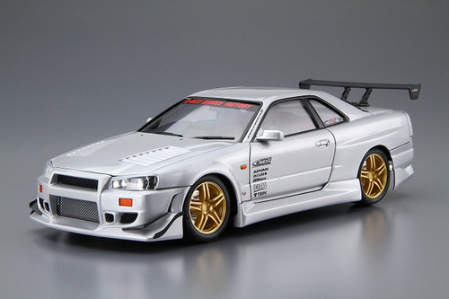 Aoshima 55427 C-WEST BNR34 Skyline GT-R 2002 1/24 scale kit
