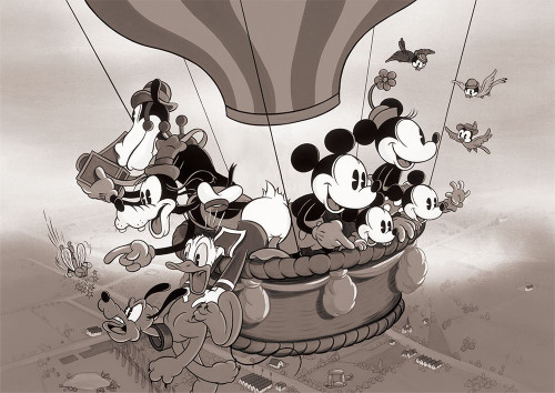 Tenyo Japan Jigsaw Puzzle D-108-810 Disney Balloon Flight Tour (108 Pieces)