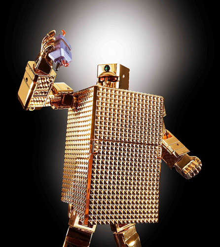 Bandai 239406 Soul of Chogokin GX-32R Gold Lightan 24 Gold Plating Figure