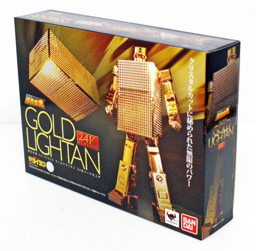 Bandai 239406 Soul of Chogokin GX-32R Gold Lightan 24 Gold Plating Figure