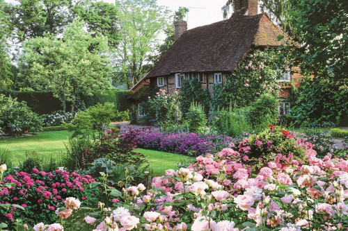 Epoch Jigsaw Puzzle 10-797 Flower Garden Cottage (1000 Pieces)