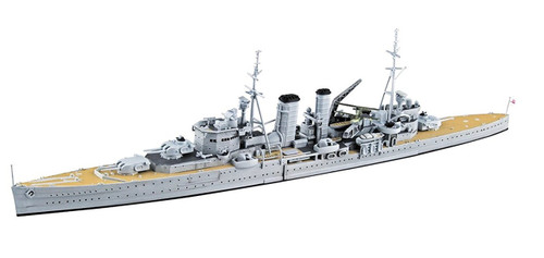 Aoshima Waterline 52709 British Heavy cruiser Exeter Battle of SURABAYA 1/700 scale kit