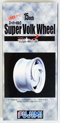 Fujimi TW01 Super Volk Wheel & Tire Set 15 inch 1/24 Scale Kit