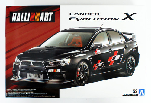 Aoshima 55441 Mitsubishi Ralliart CZ4A Lancer Evolution 10 2007 1/24 scale kit