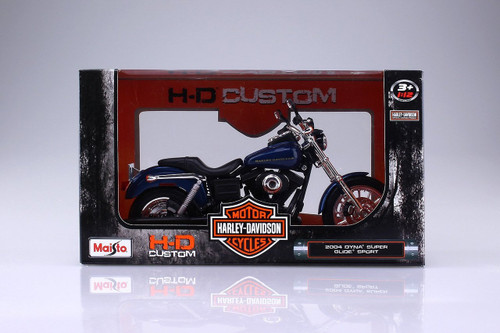 Aoshima Skynet 04385 Harley-Davidson 2004 Dyna Super Glide Sports 1/12 Scale Finished Model