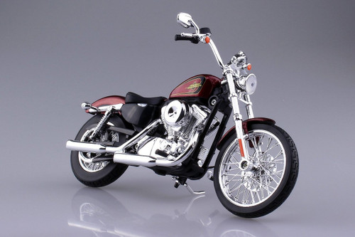 Aoshima Skynet 04408 Harley-Davidson 2012 XL 1200V Seventy-Two Red 1/12 scale Finished Model