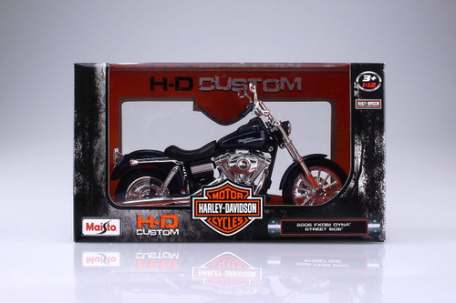Aoshima Skynet 04415 Harley-Davidson 2006 FXDBI Dyna Street Bob 1/12 Scale Finished Model