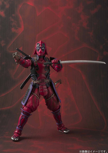 Bandai 225867 Meisho Manga Realization Kabukimono Deadpool Figure