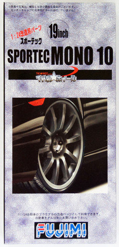 Fujimi TW12 SPORTEC MONO 10 Wheel & Tire 19 inch 1/24 Scale Kit