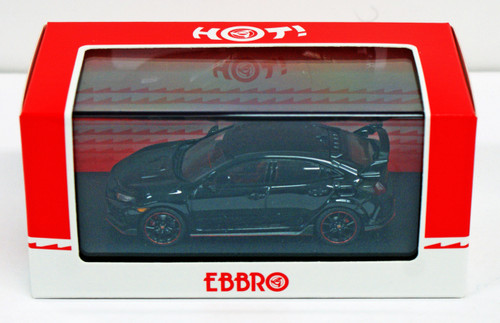 Ebbro 45573 Honda CIVIC Type R 2017 Crystal Black Pearl 1/43 Scale