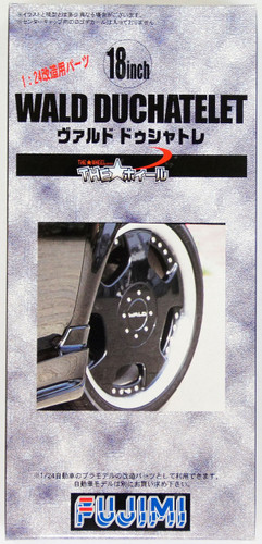 Fujimi TW45 WALD DUCHATELET Wheel & Tire Set 18 inch 1/24 Scale Kit