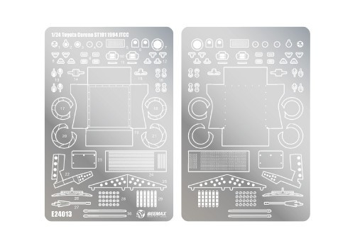 Aoshima 103975 Detail Up Parts for Toyota Corona ST191 1994 JTCC Ver. 1/24 scale