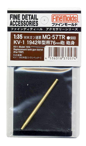 Fine Molds MG57TR KKV-1 Model 1942 Replacement tank Gun Barrel (for TRP) 1/35 scale