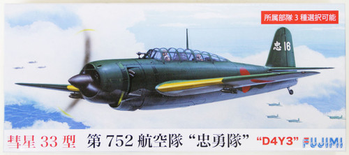 Fujimi C06 D4Y3 Suisei (Judy) Model 33 1/72 Scale Kit 722528