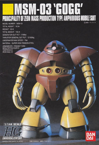 Bandai HGUC 008 Gundam MSM-03 GOGG 1/144 Scale Kit