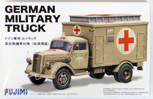 Fujimi 72M4 German Military Truck (Desert Painitng) 1/72 Scale Kit
