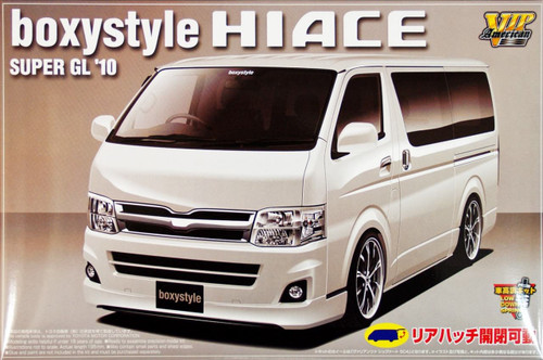 Aoshima 00717 Toyota Hiace Super GL 2010 boxystyle Design 1/24 Scale Kit