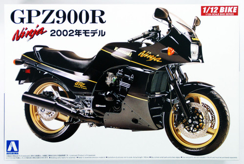 Aoshima Naked Bike 05 42878 Kawasaki GPZ900R Ninja 2002 1/12 Scale Kit