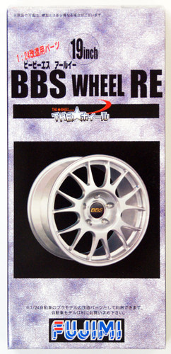 Fujimi TW15 BBS RE Wheel & Tire Set 19 inch 1/24 Scale Kit